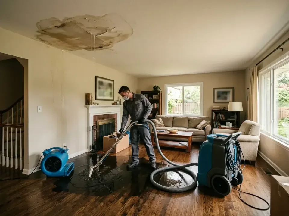 attic-pipe-burst-ceiling-drip-008 — frequently asked questions, Water Damage Restoration & Carpet Care in Dyer, TN